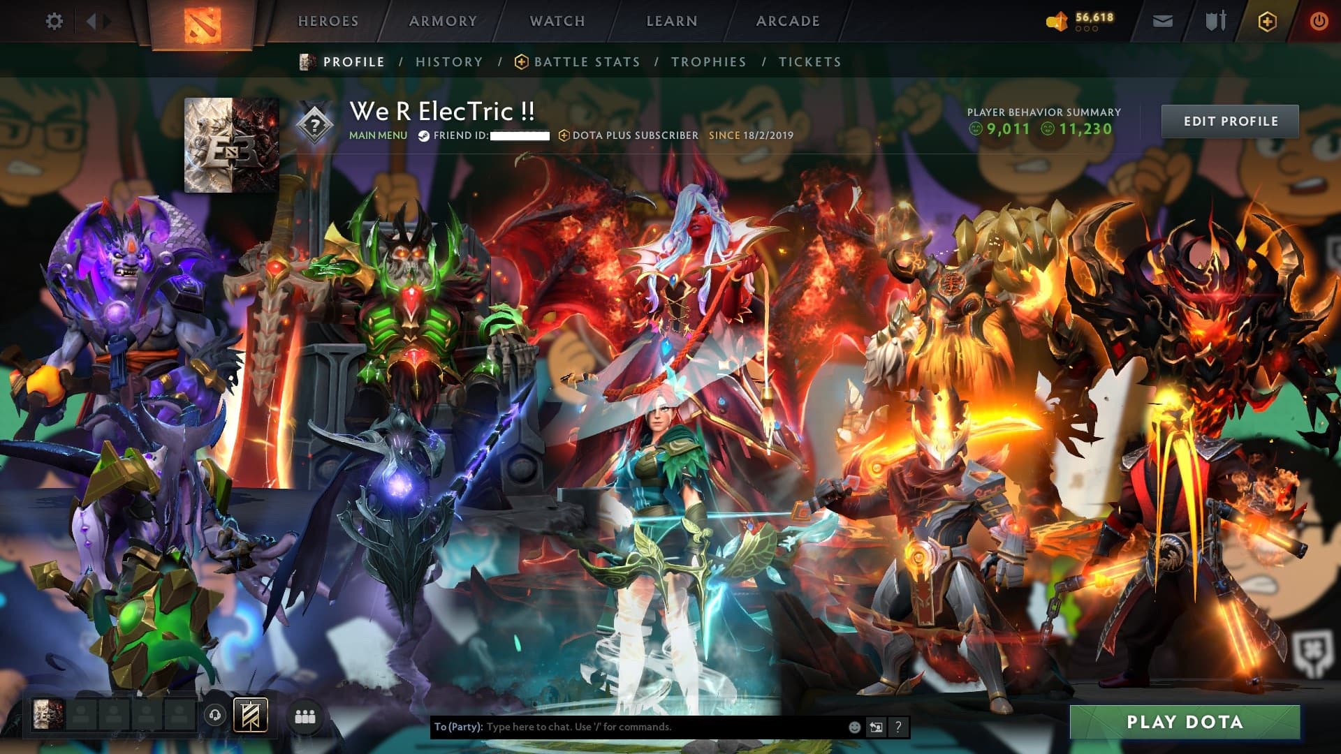 Immortal | MMR: 5700 - Behavior: 11230 - Communication: 9011 - Image 1